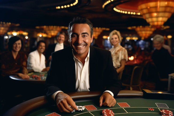 Roda French Roulette dengan 37 kantong dan dealer profesional di studio elexis toto